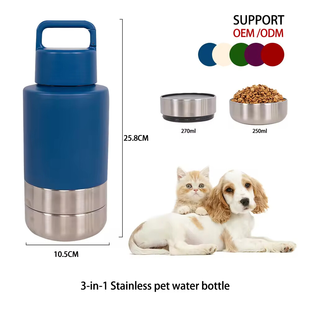 Travel Portable Detachable Dog Food Water Bottle