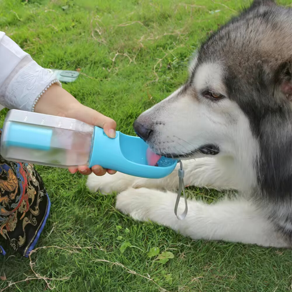3 in 1 Portable Food Storage Dog Water Bottle