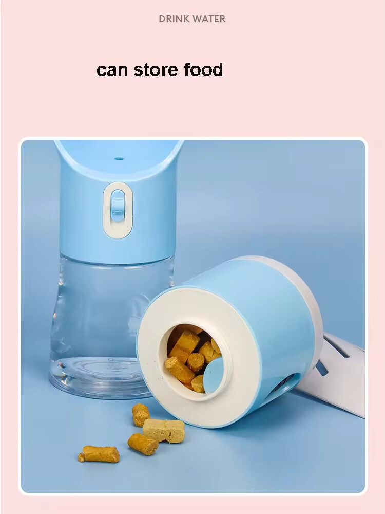 4 in 1 Portable Dog Water Bottle