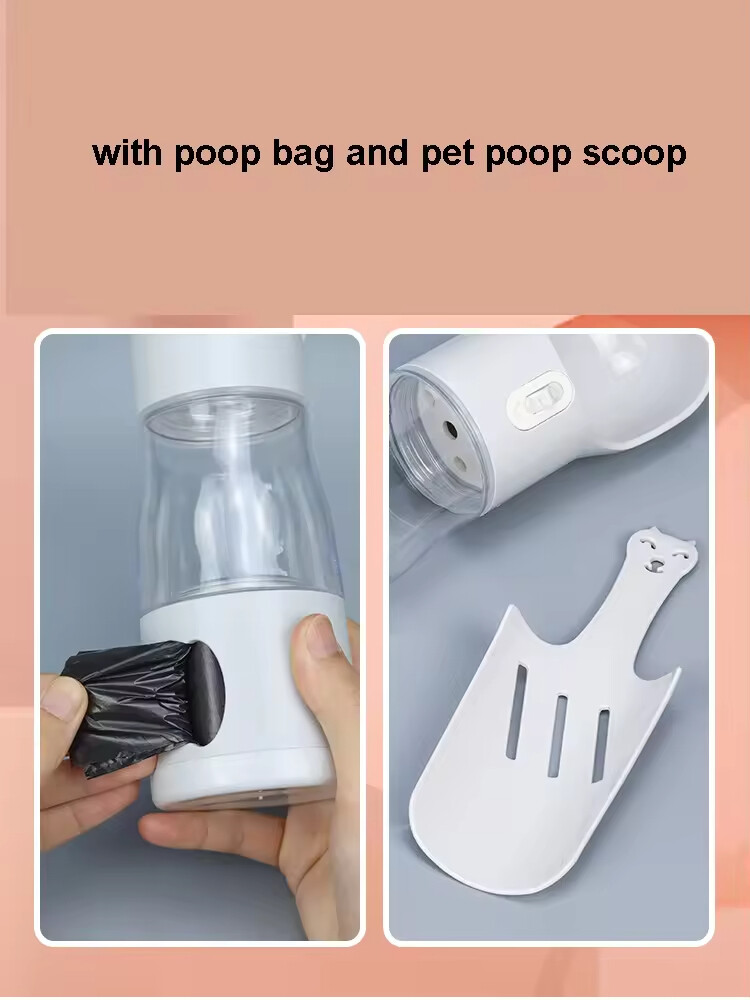 4 in 1 Portable Dog Water Bottle