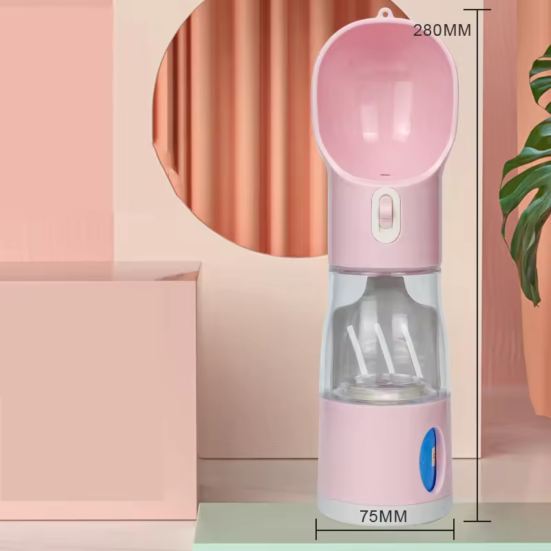 4 in 1 Portable Dog Water Bottle