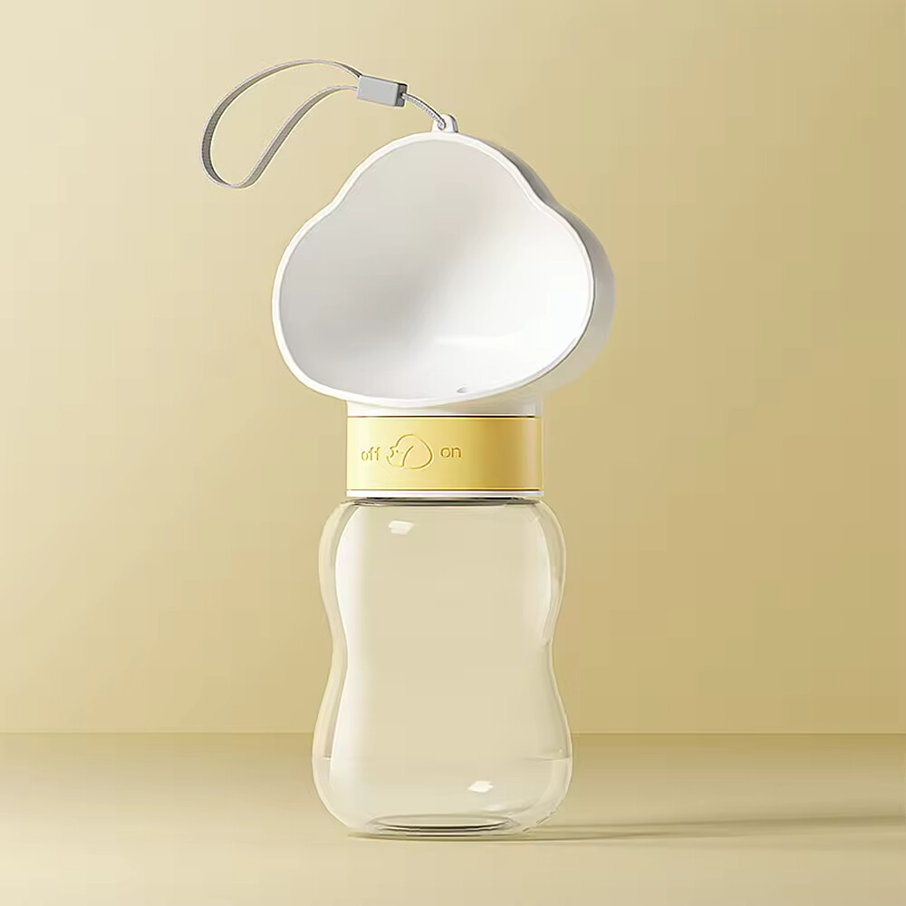 Portable Dog Water Bottle Cloud Design