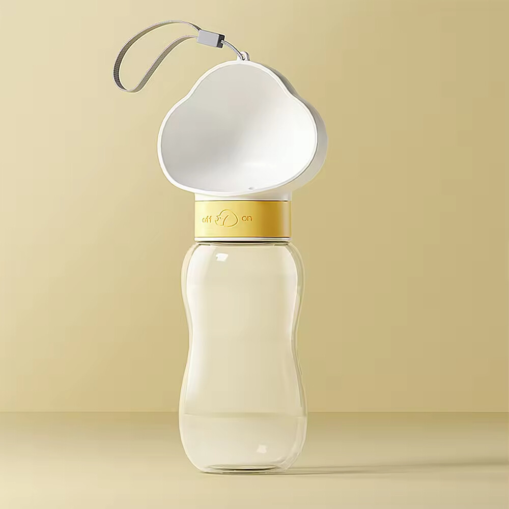 Portable Dog Water Bottle Cloud Design