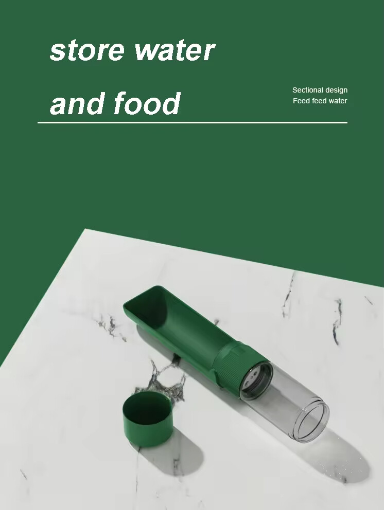 Foldable Dog Water Food Bottle