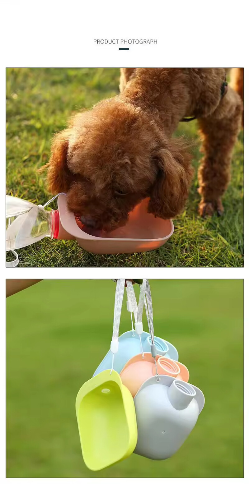 Outdoor Portable Dog Water Bottle Dispenser Tool