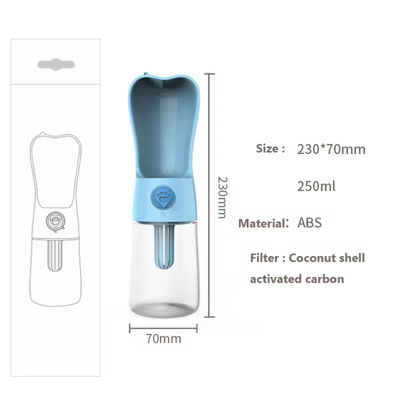 Dog Water Bottle Bone Shape