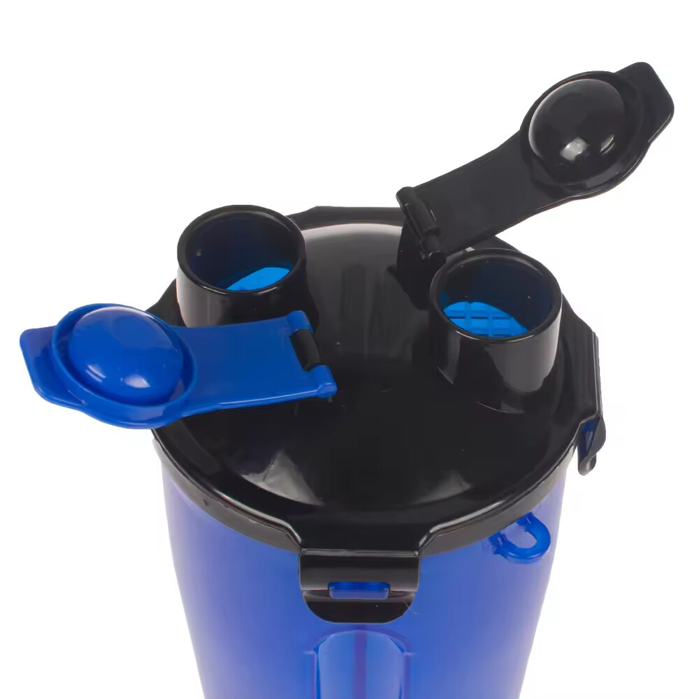 Multifunctional Dog Water Bottle with Silicone Collapsible Bowls