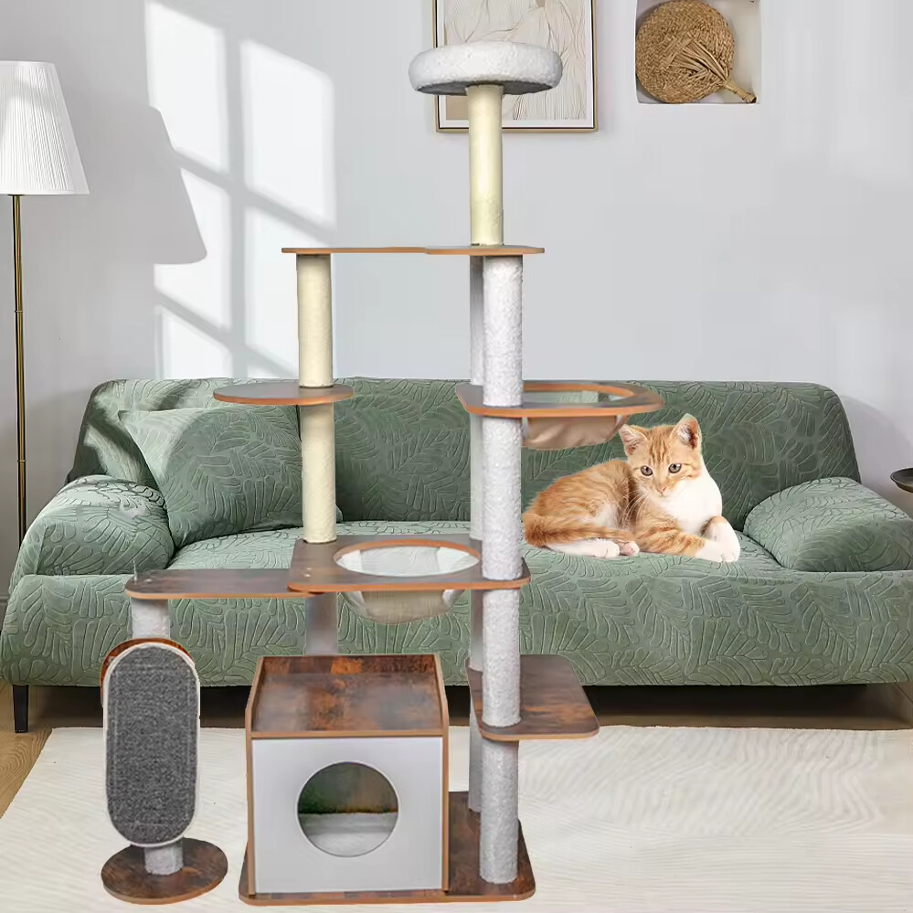 Wood Sisal Large Cat Tree