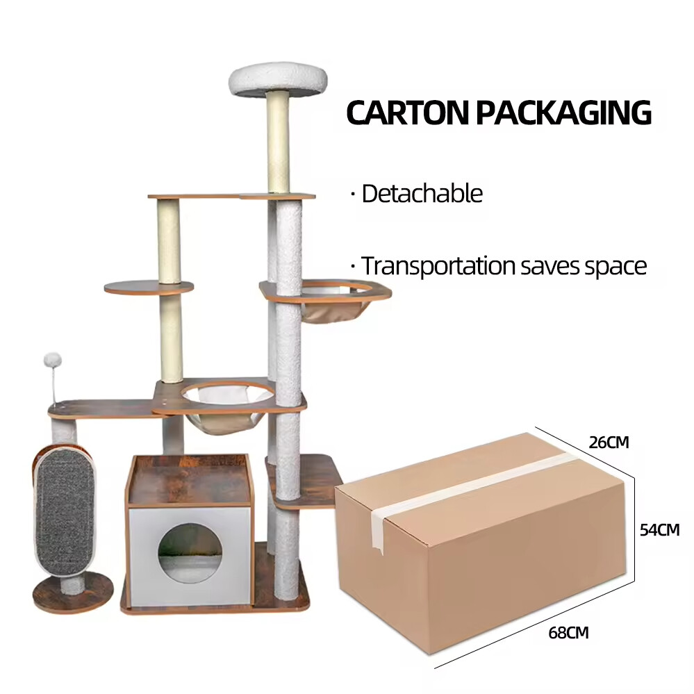 Wood Sisal Large Cat Tree