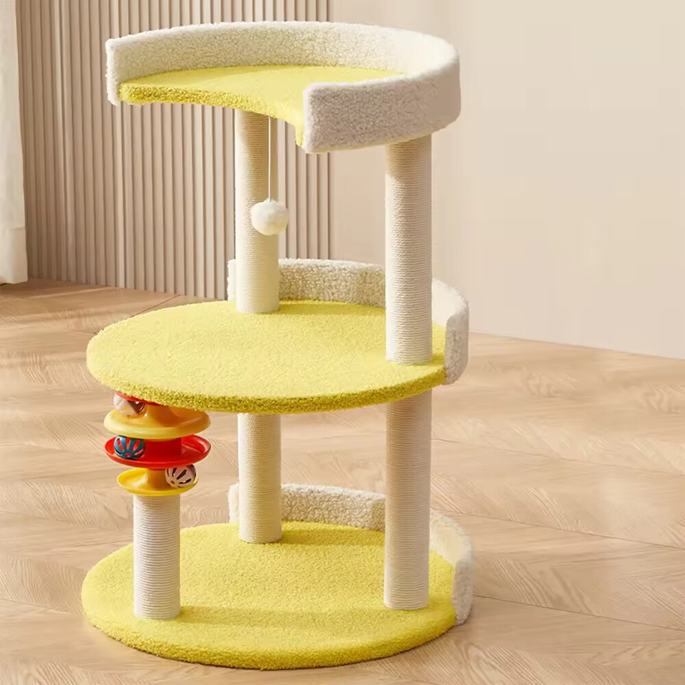 Cat Climbing Tree With Ball Toy