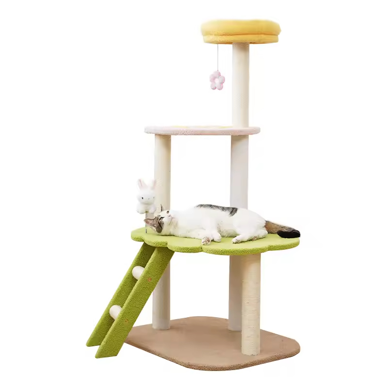 Climbing Flower Cat Tree House