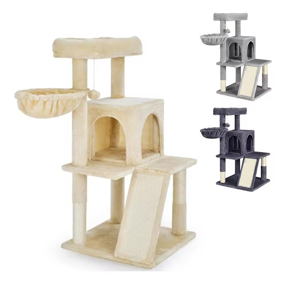 Sisal Grey Cat Tree Scratcher 