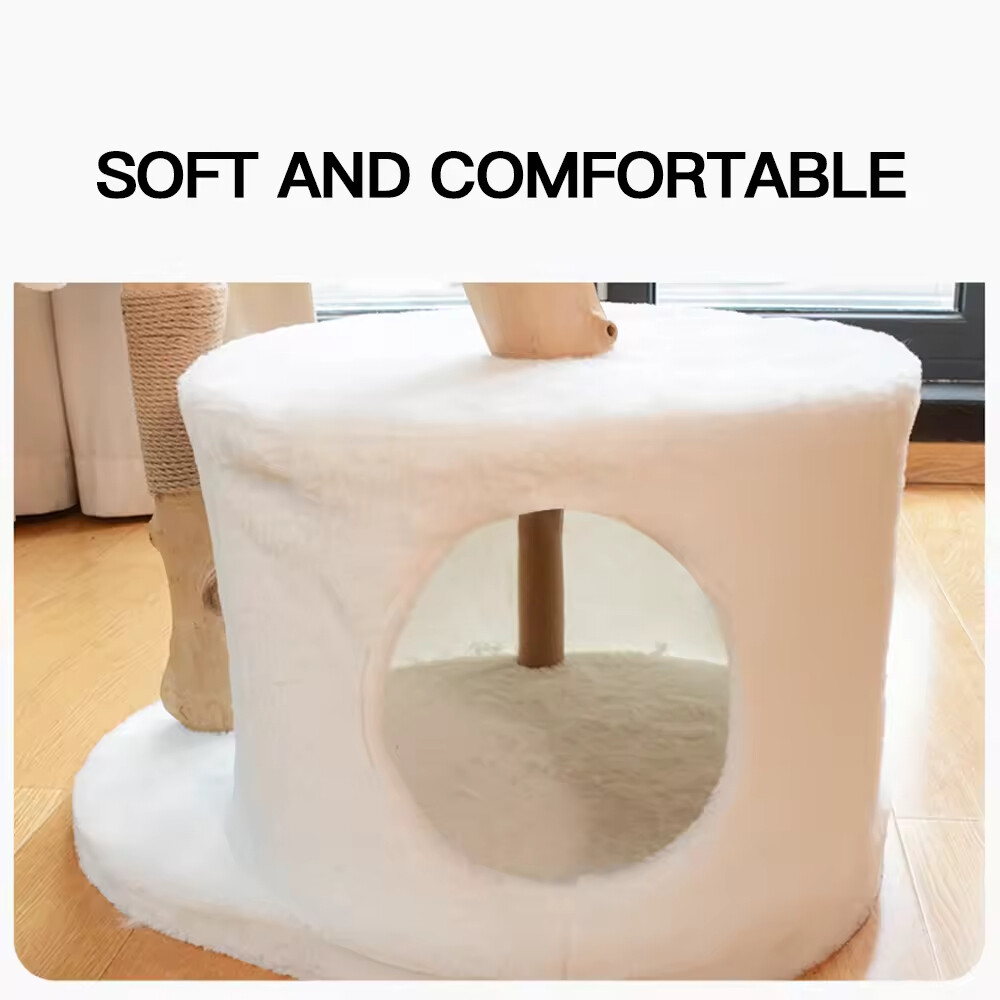 Rattan Weaving Cat Tree House