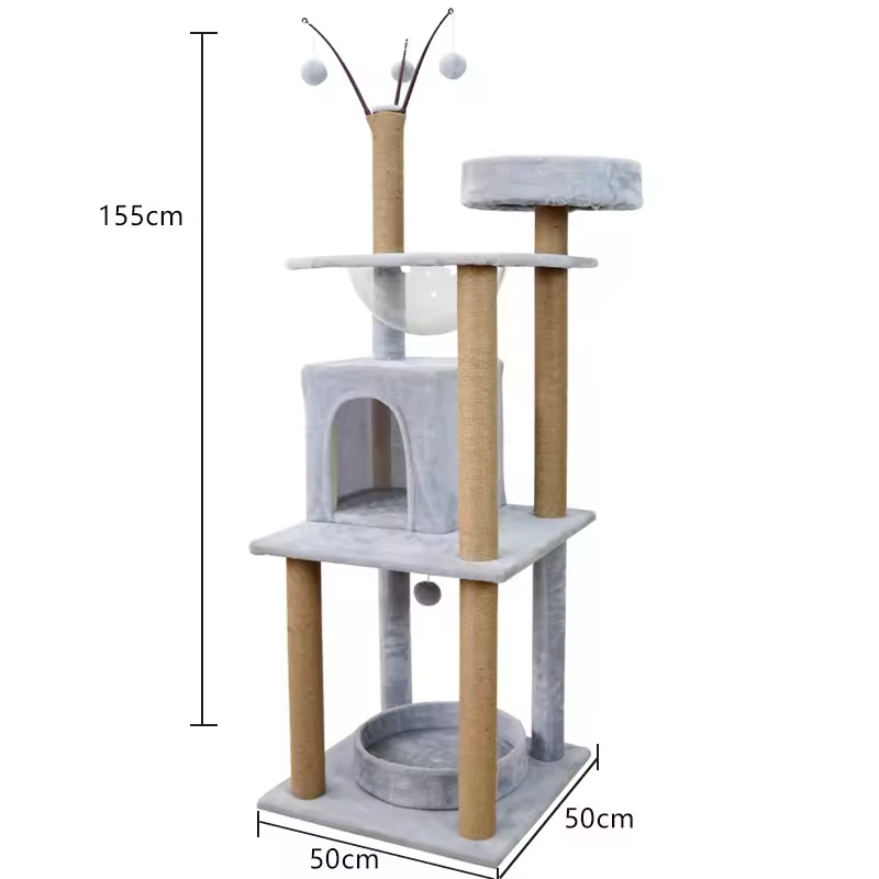 Short Plush House Cat Scratcher