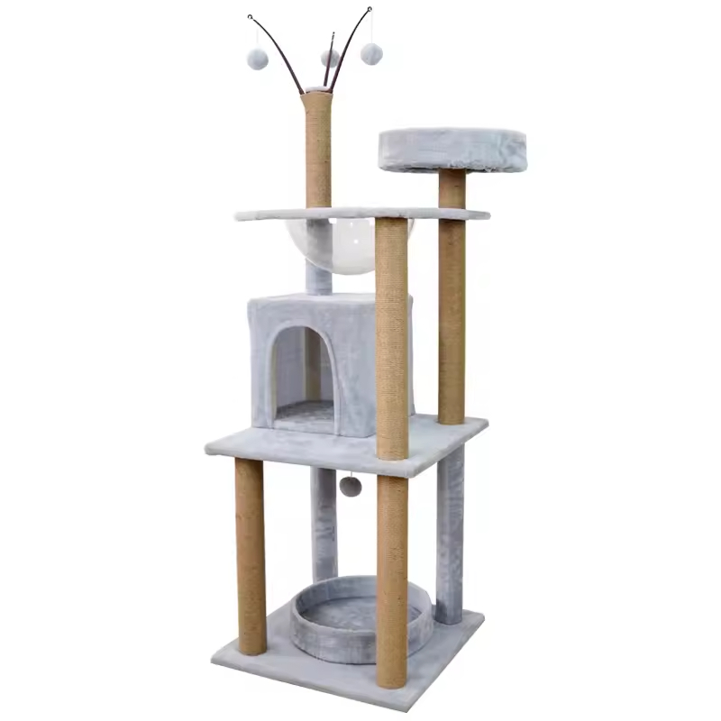 Short Plush House Cat Scratcher