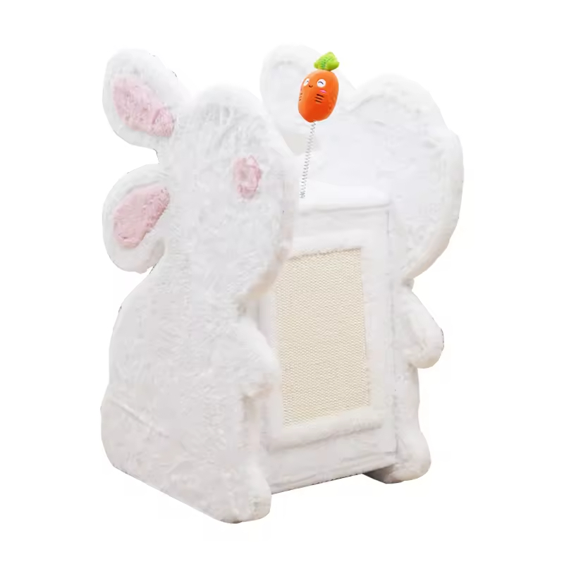 Cute Rabbit Design Cat Scratcher