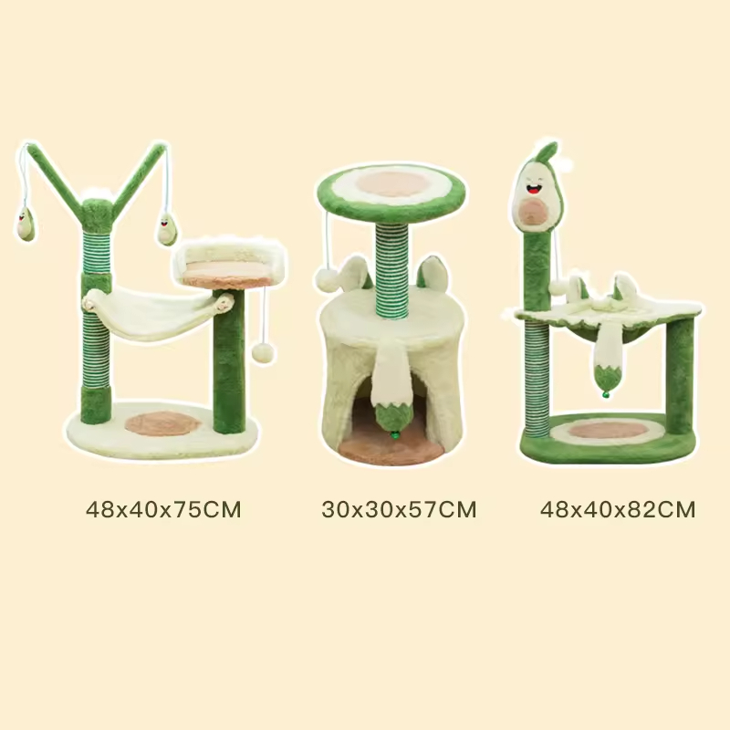 Green Avocado Design Cat Scratcher