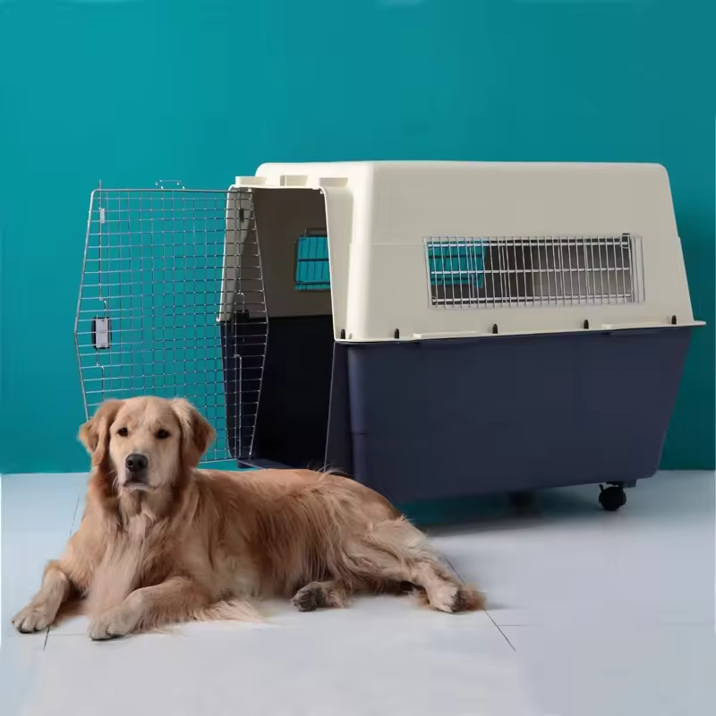 New Pet Air Cage Dog Plastic Transport Box