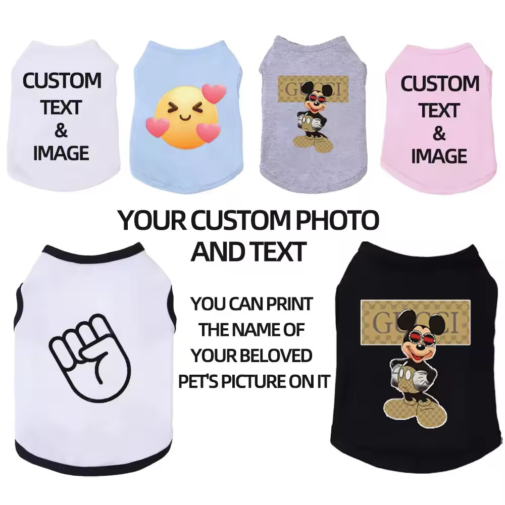 Luxury T-Shirt Vest Cute Designer  Pet Clothes