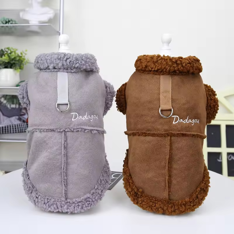 Soft Warm Fleece Dog Clothes for Winter