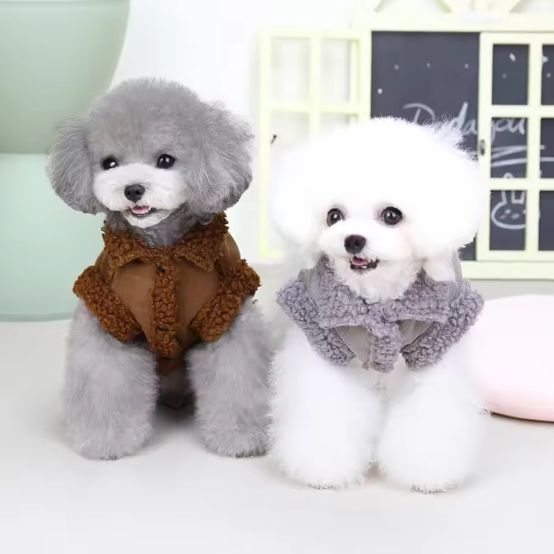 Soft Warm Fleece Dog Clothes for Winter