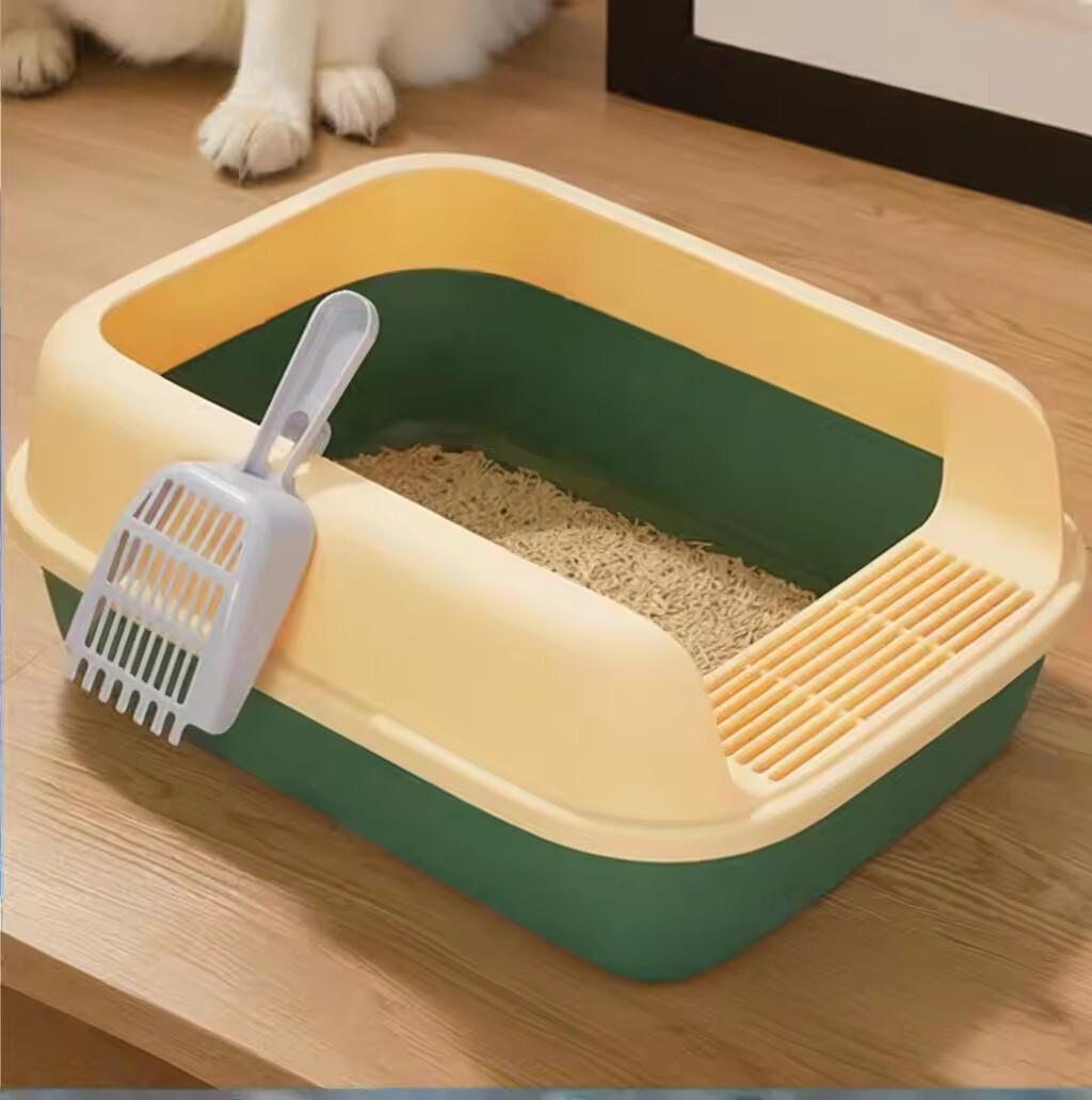 Thickened Anti-Splash Pet Toilet with Litter Shovel