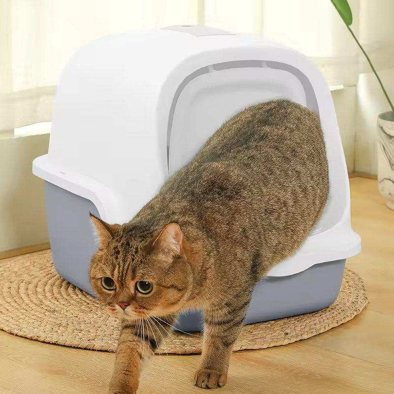 Enclosed Cat Litter Box