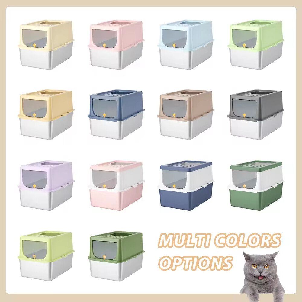 Stainless Steel Cat Litter Box 