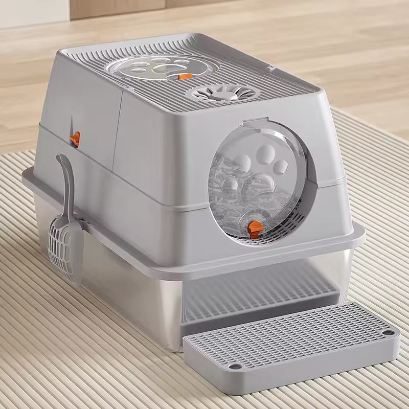 Stainless Steel Cat Litter Box
