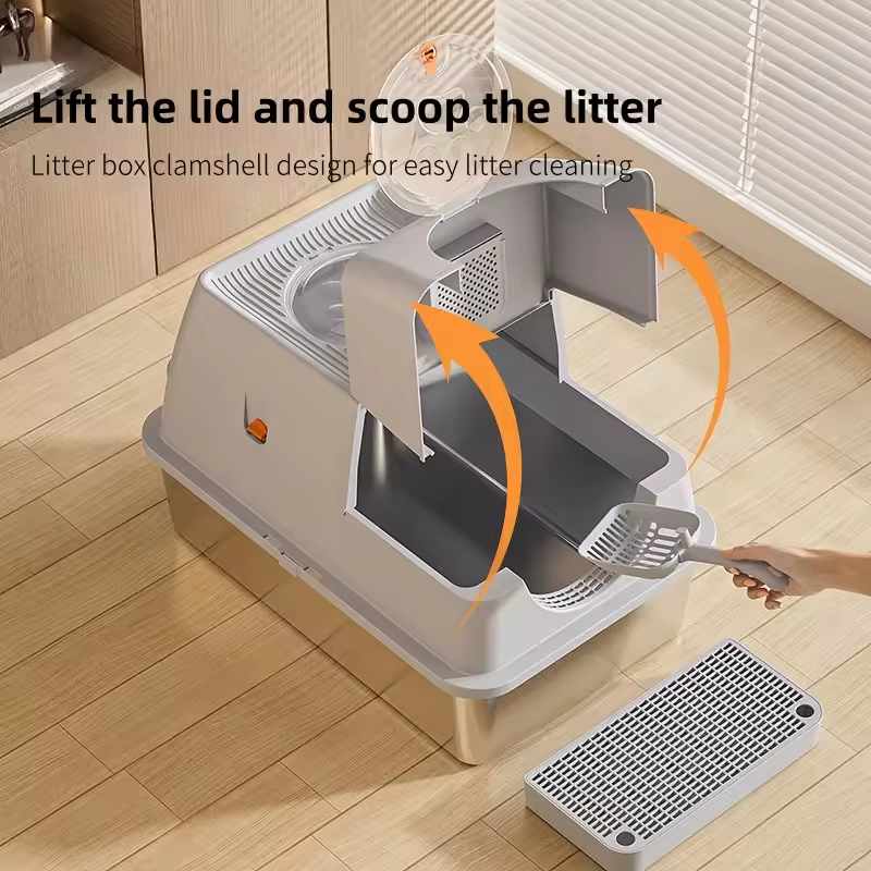 Stainless Steel Cat Litter Box