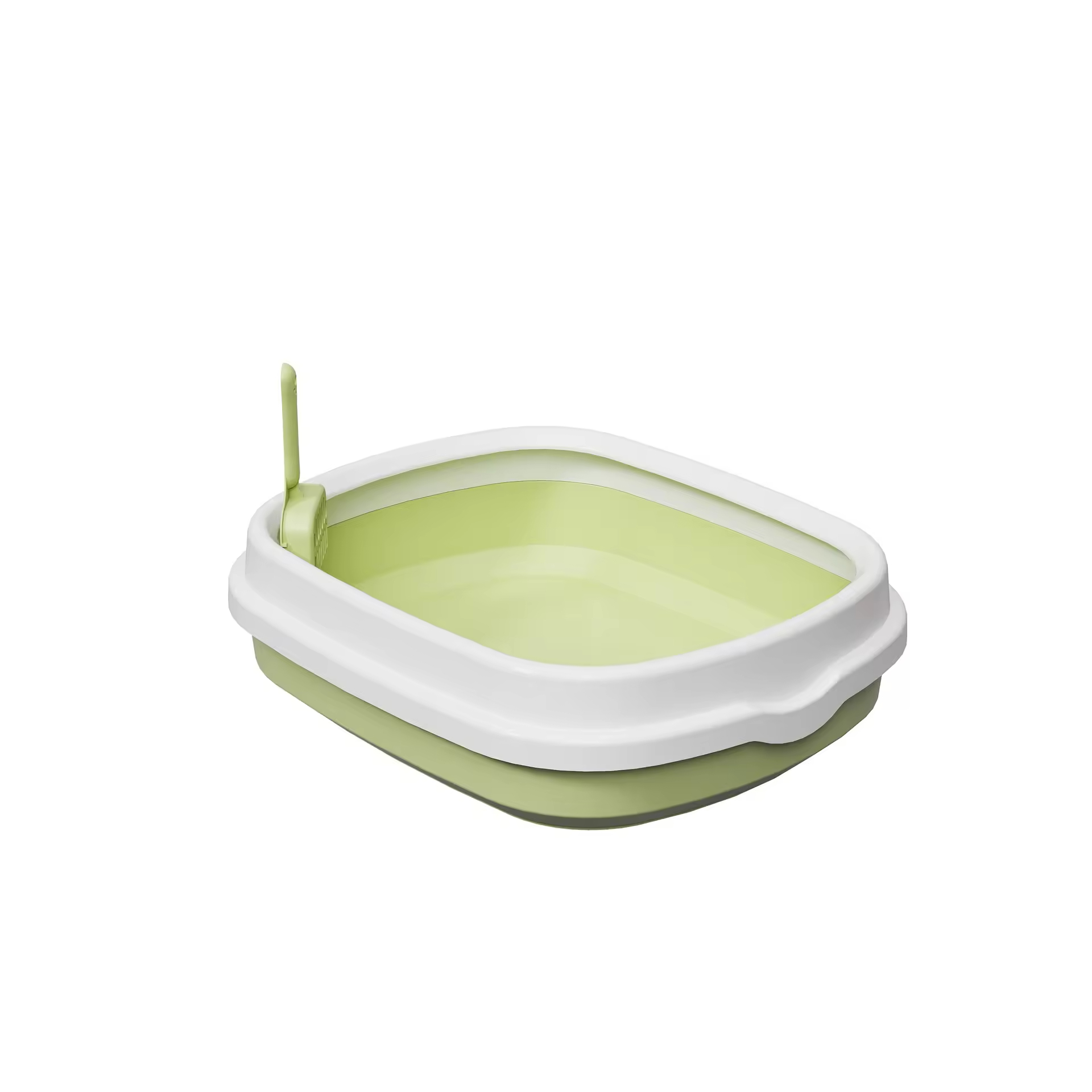 Semi-Enclosed Open Type Splashproof Cat Litter Box
