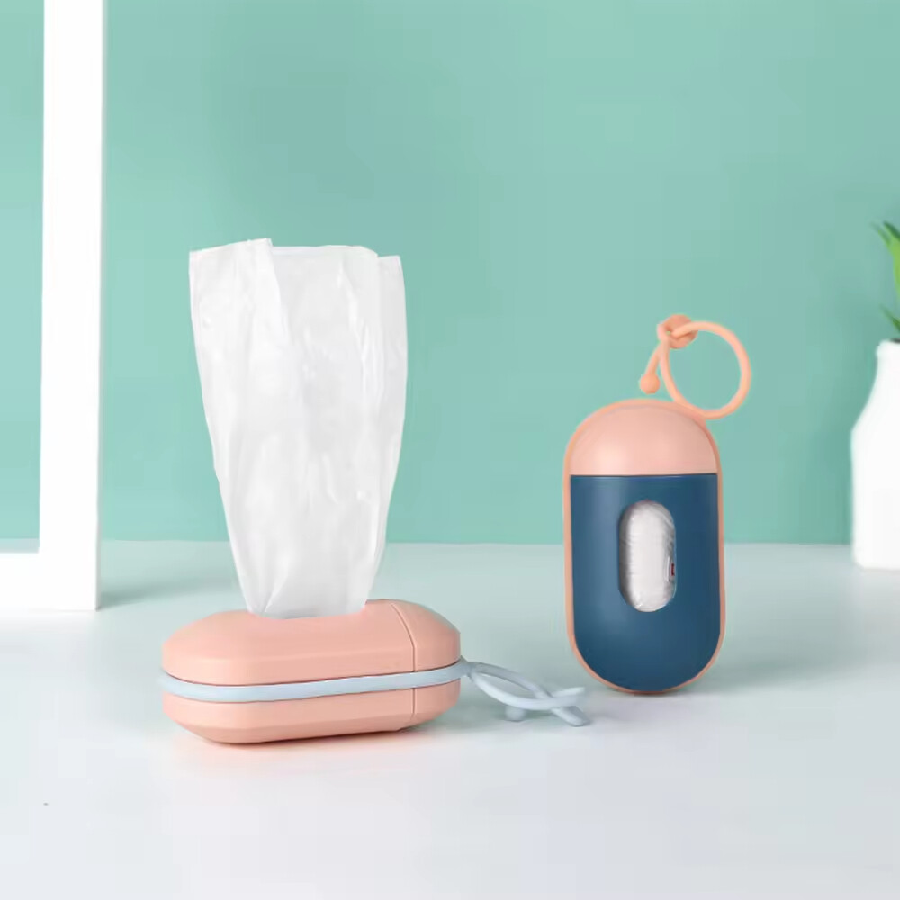 Plastic Portable Pet Dog Poop Bag Holder