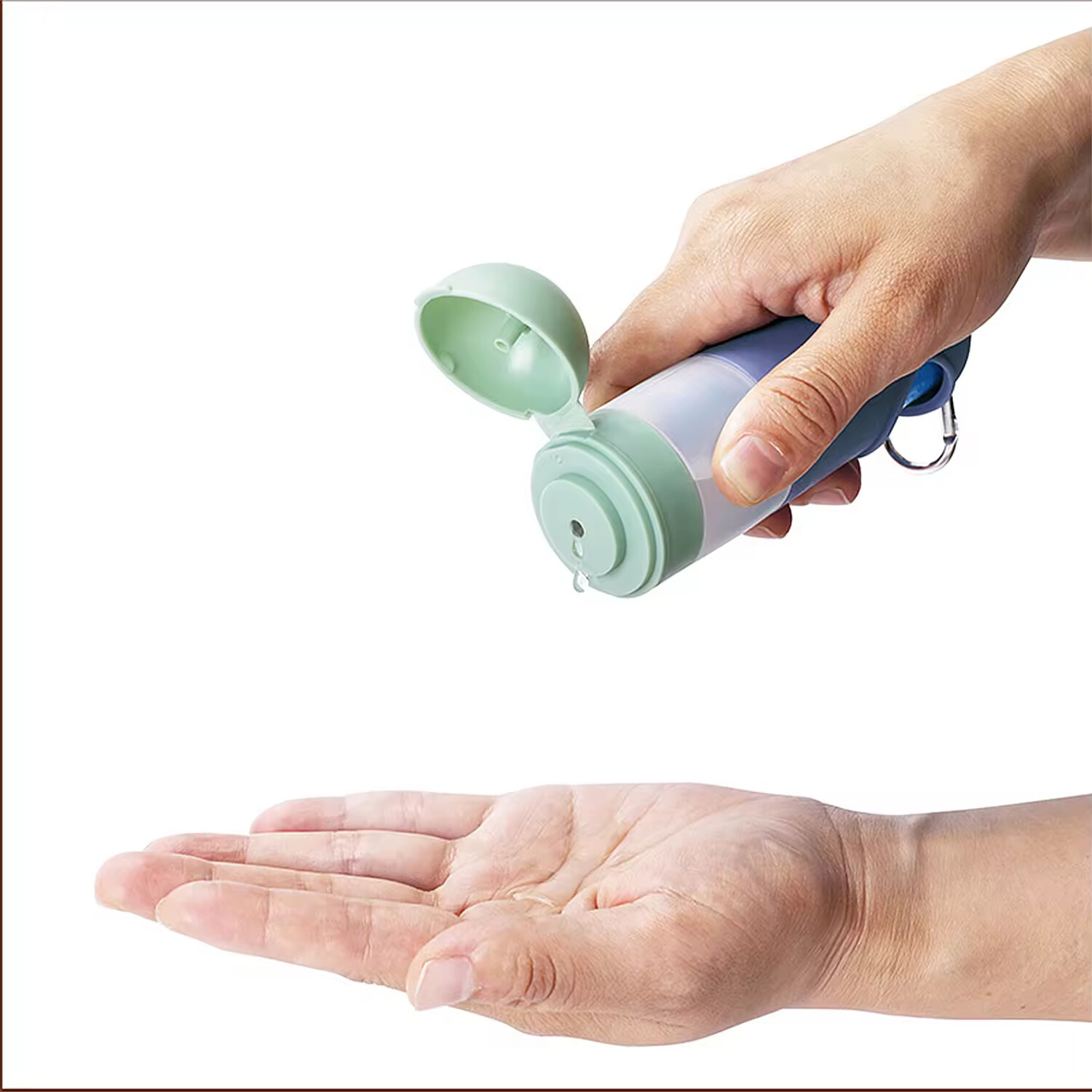 Functional Black Blue Green Dog Poop Bag with Dispenser 2 in 1