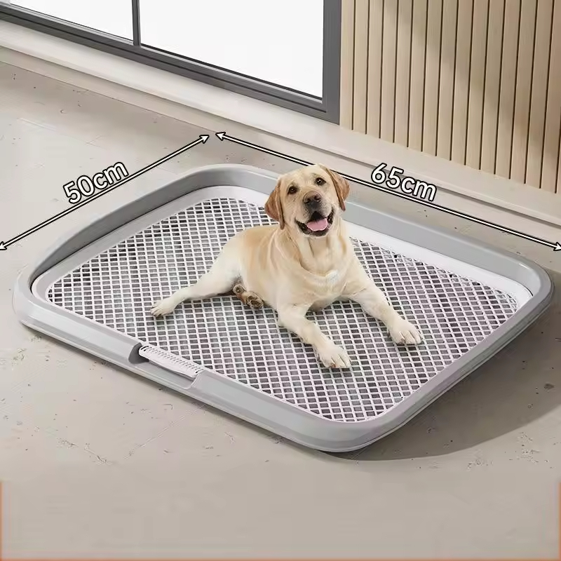 Dog Toilet with Removable Mesh Tray