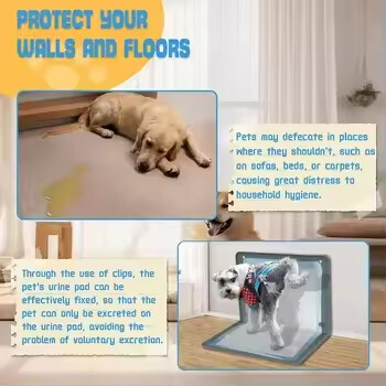 Wall-mounted Dog Potty Pan Pee Pad