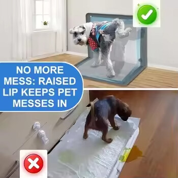 Wall-mounted Dog Potty Pan Pee Pad