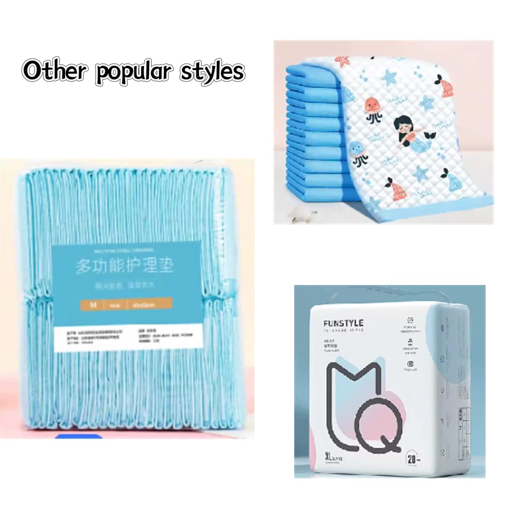 5 Layer Disposable Pet Pee Pads for Dogs