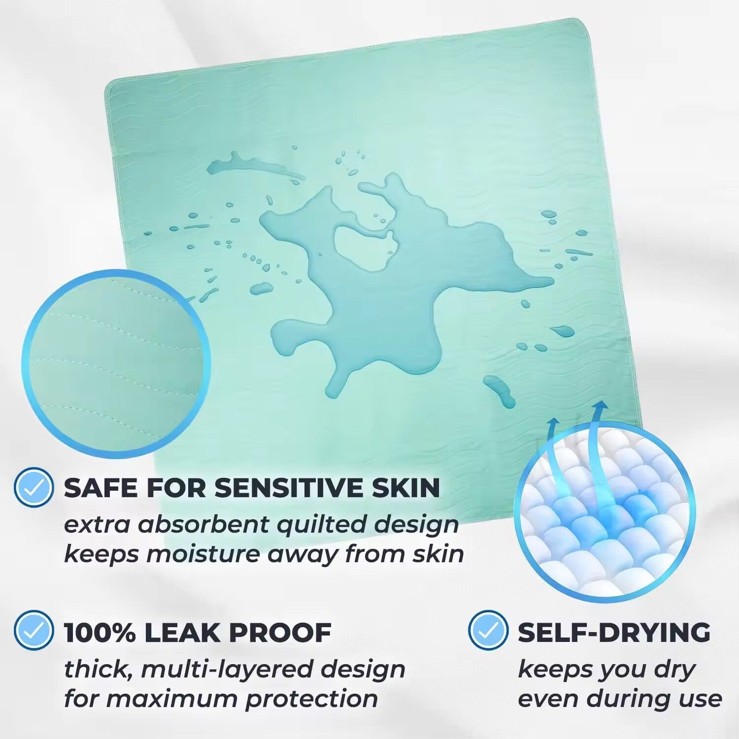 Washable Underpads Reusable Puppy Pads