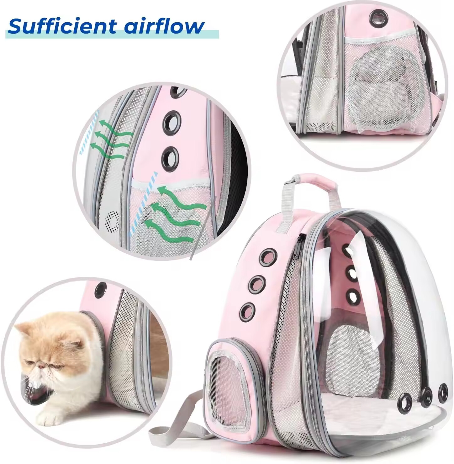 Pet Travel Carrier for Cats and Dogs