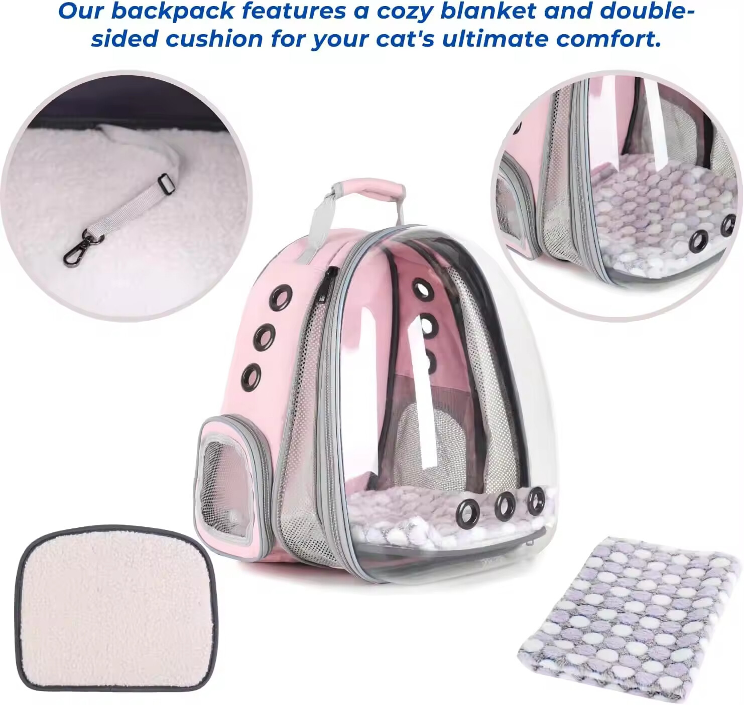 Pet Travel Carrier for Cats and Dogs