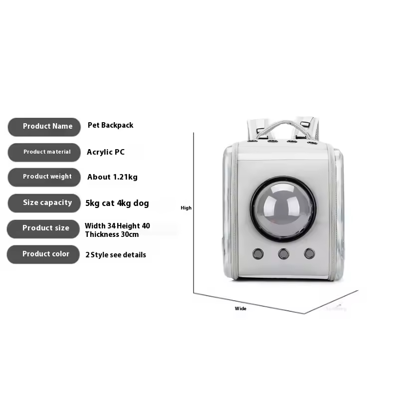 Large Capacity Cat Backpack 