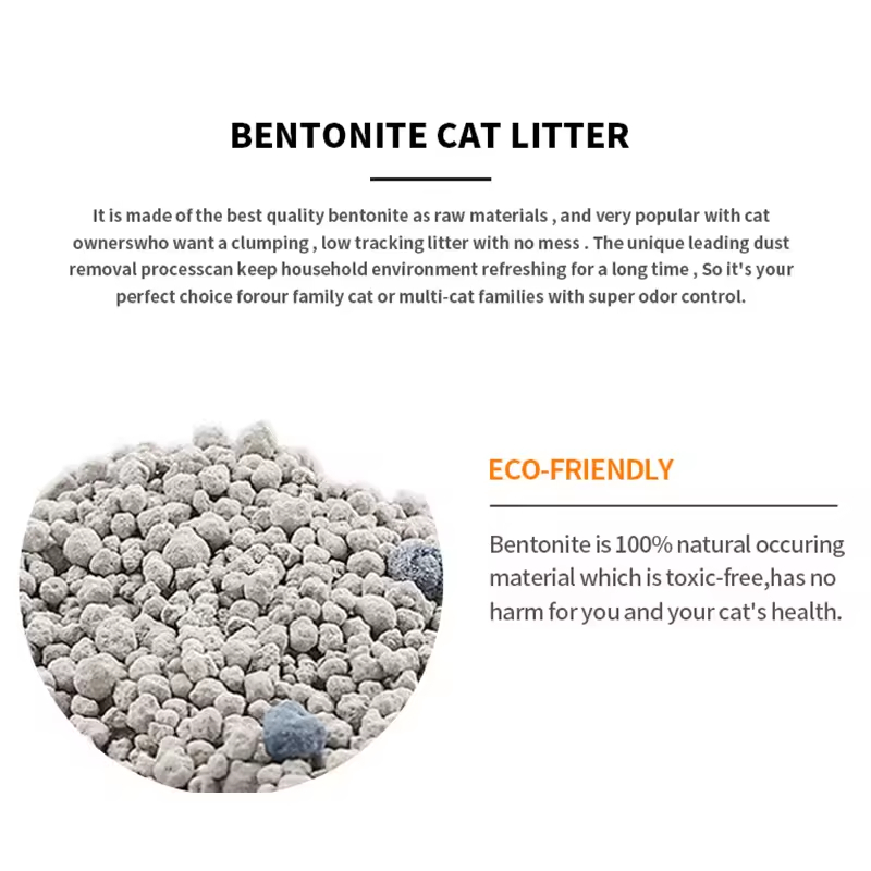 Factory Direct Sales OEM High Quality Tidy Pellet Spherical Bentonite Cat Litter