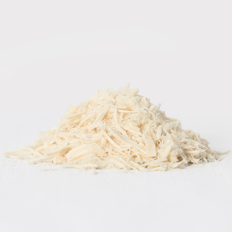 Freeze dried shredded chicken meat