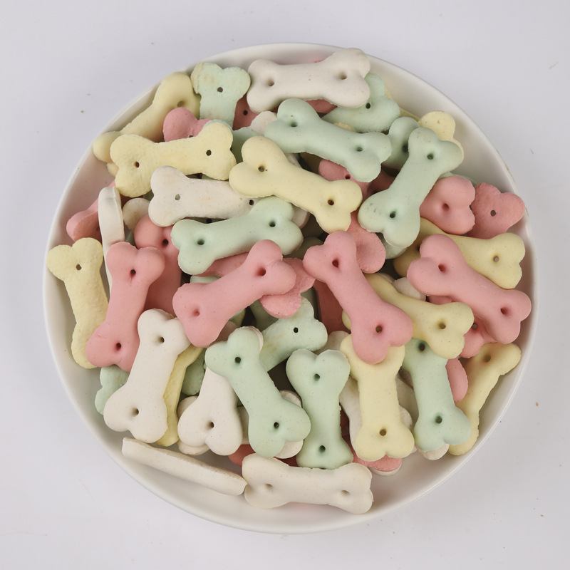 Milk flavored bone biscuits