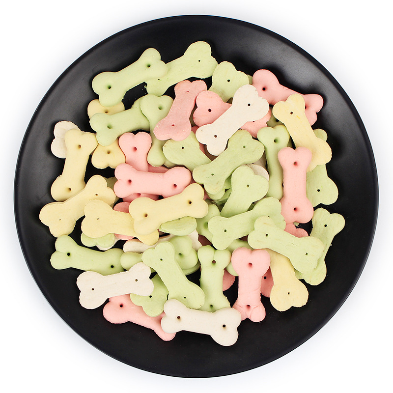 Milk flavored bone biscuits