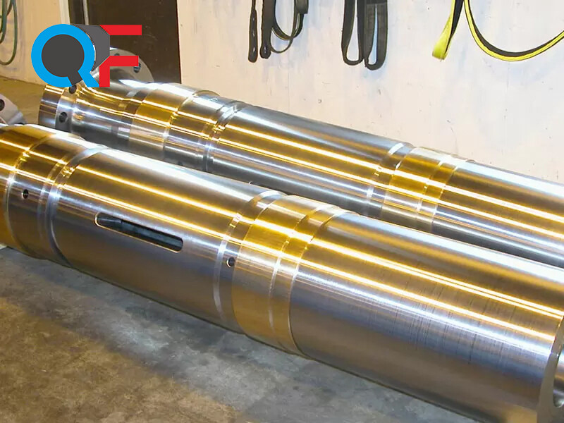 Large size electric fan motor shaft