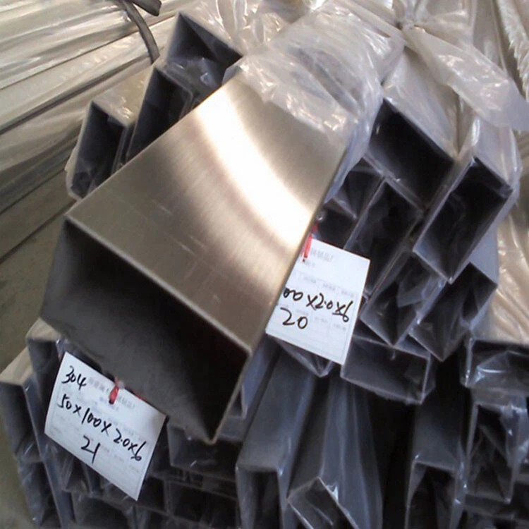Stainless steel rectangular tube