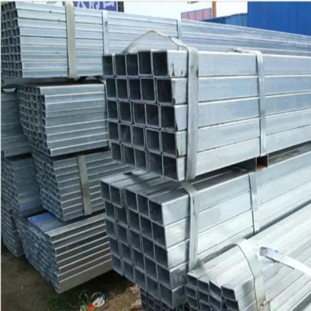 Galvanized steel square pipe/tube