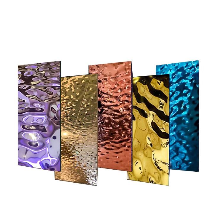 Stainless steel decorative plate