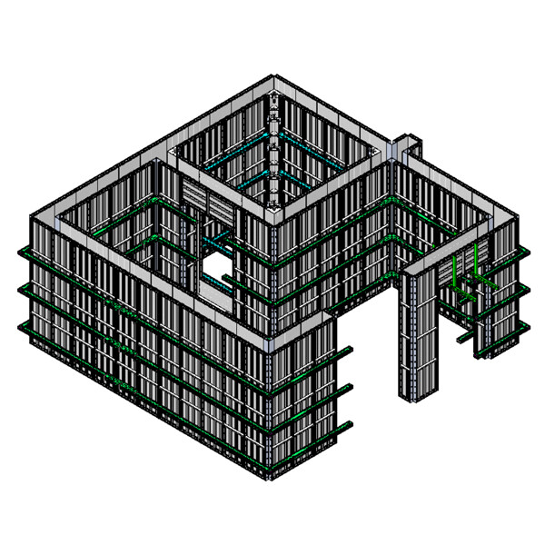 High strength steel formwork